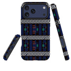 Midnight Aso-Oke by Ada Okoye — MagSafe Tough Case for iPhone — Three Quarter — Finnaij