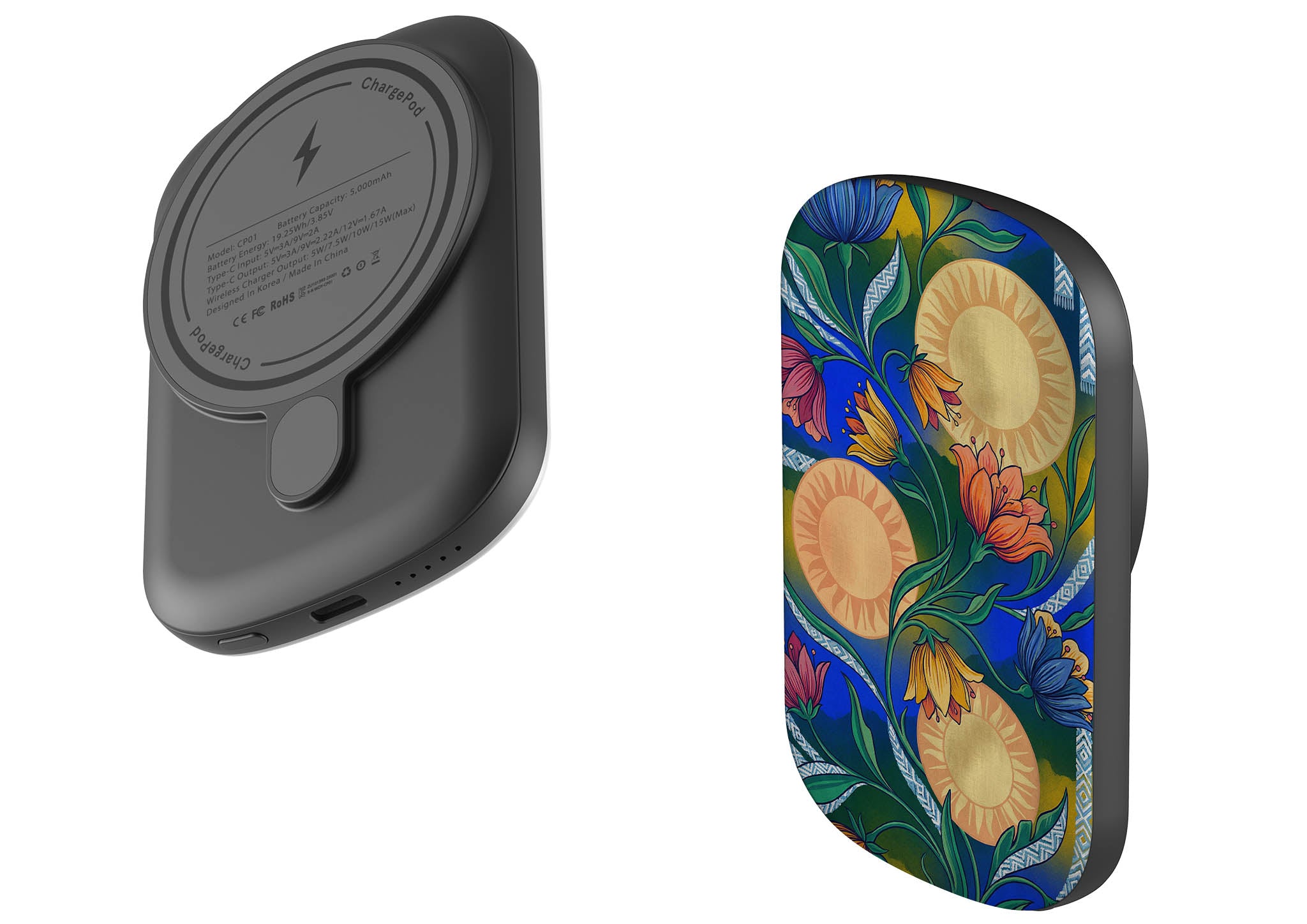 Midnight Sun Garden by Aino Kallio — MagSafe CHARGEPOD — Finnaij