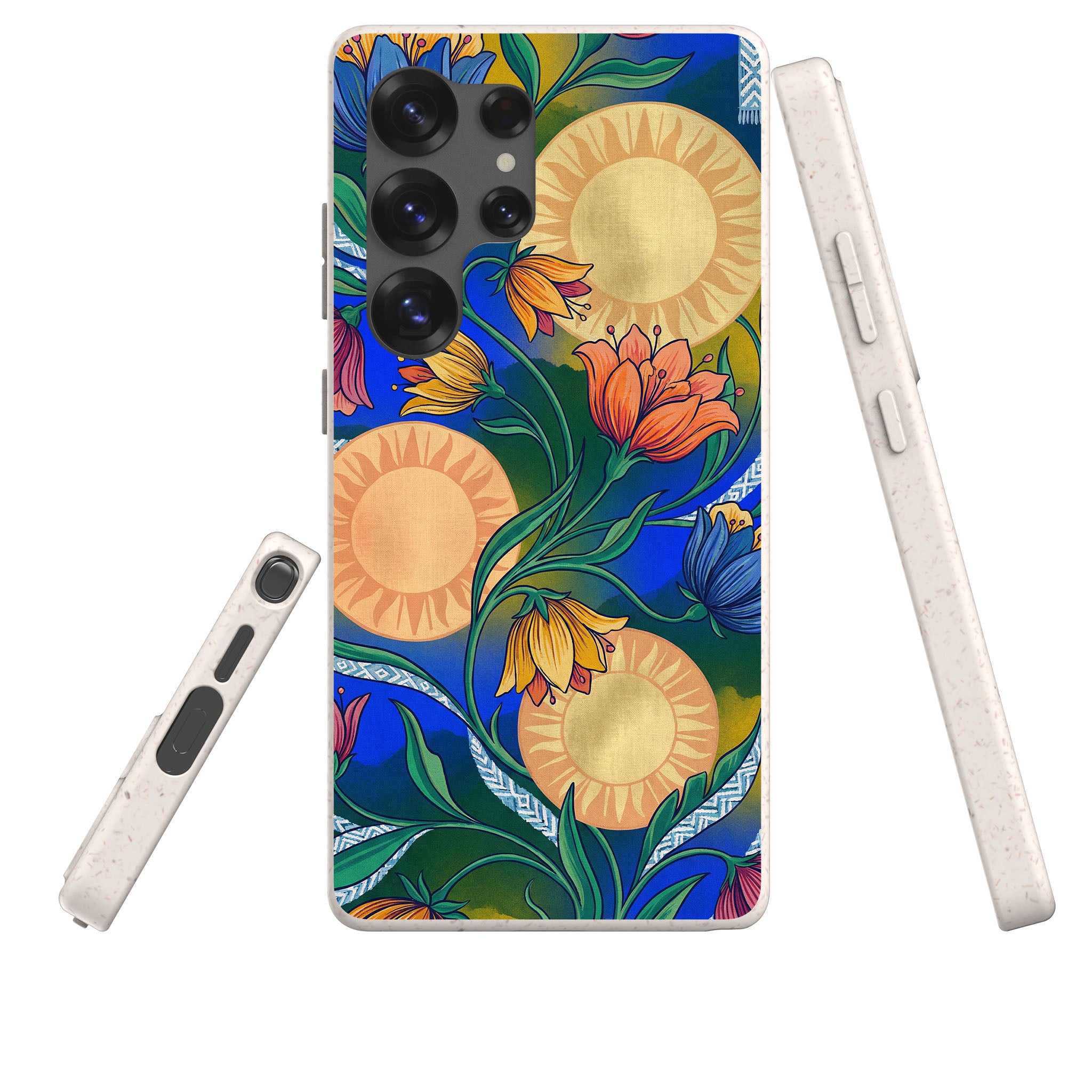 Midnight Sun Garden by Aino Kallio Bio-degradable Case for Samsung Galaxy — Finnaij