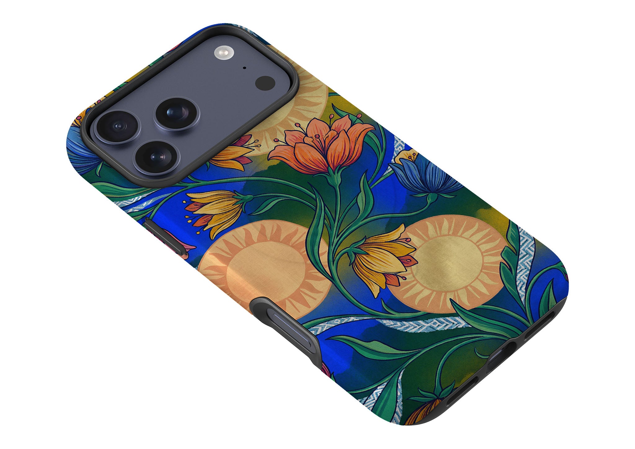 Midnight Sun Garden by Aino Kallio — Magsafe Tough Case for iPhone — Finnaij
