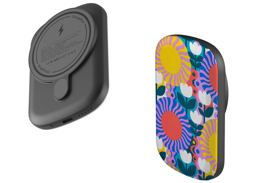 Midnight Sun Mod Bloom by Salla Niemi — MagSafe CHARGEPOD — Finnaij