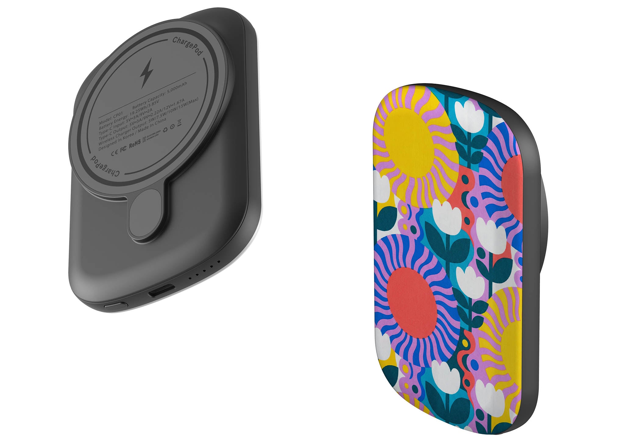 Midnight Sun Mod Bloom by Salla Niemi — MagSafe CHARGEPOD — Finnaij