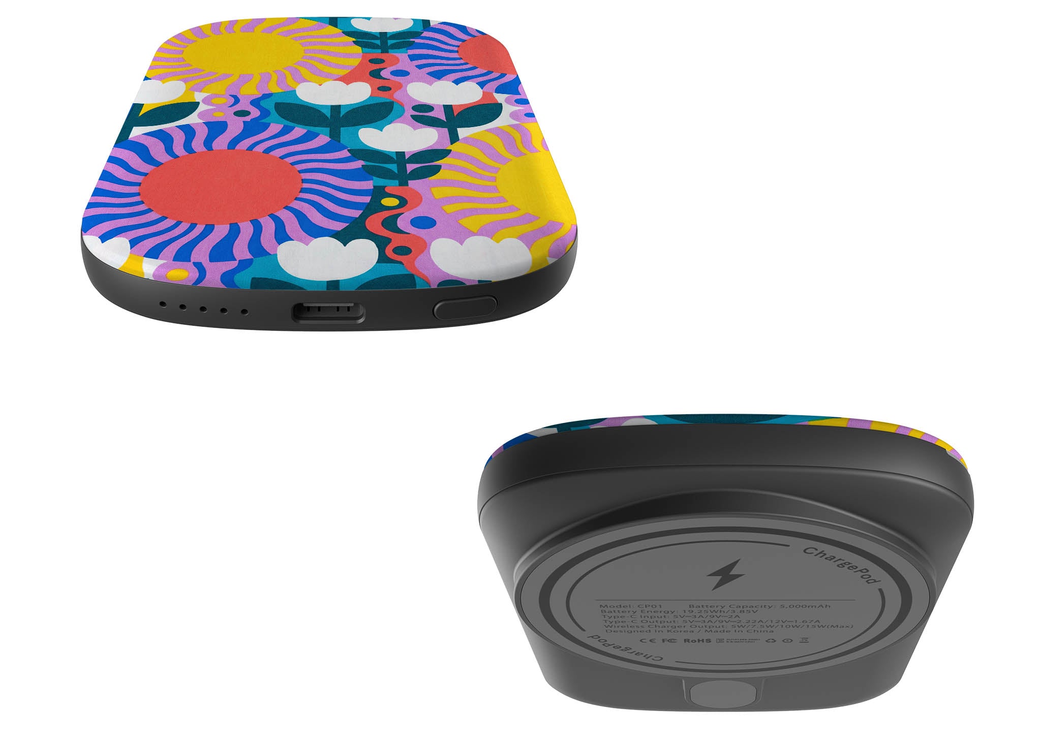 Midnight Sun Mod Bloom by Salla Niemi — MagSafe CHARGEPOD — Finnaij