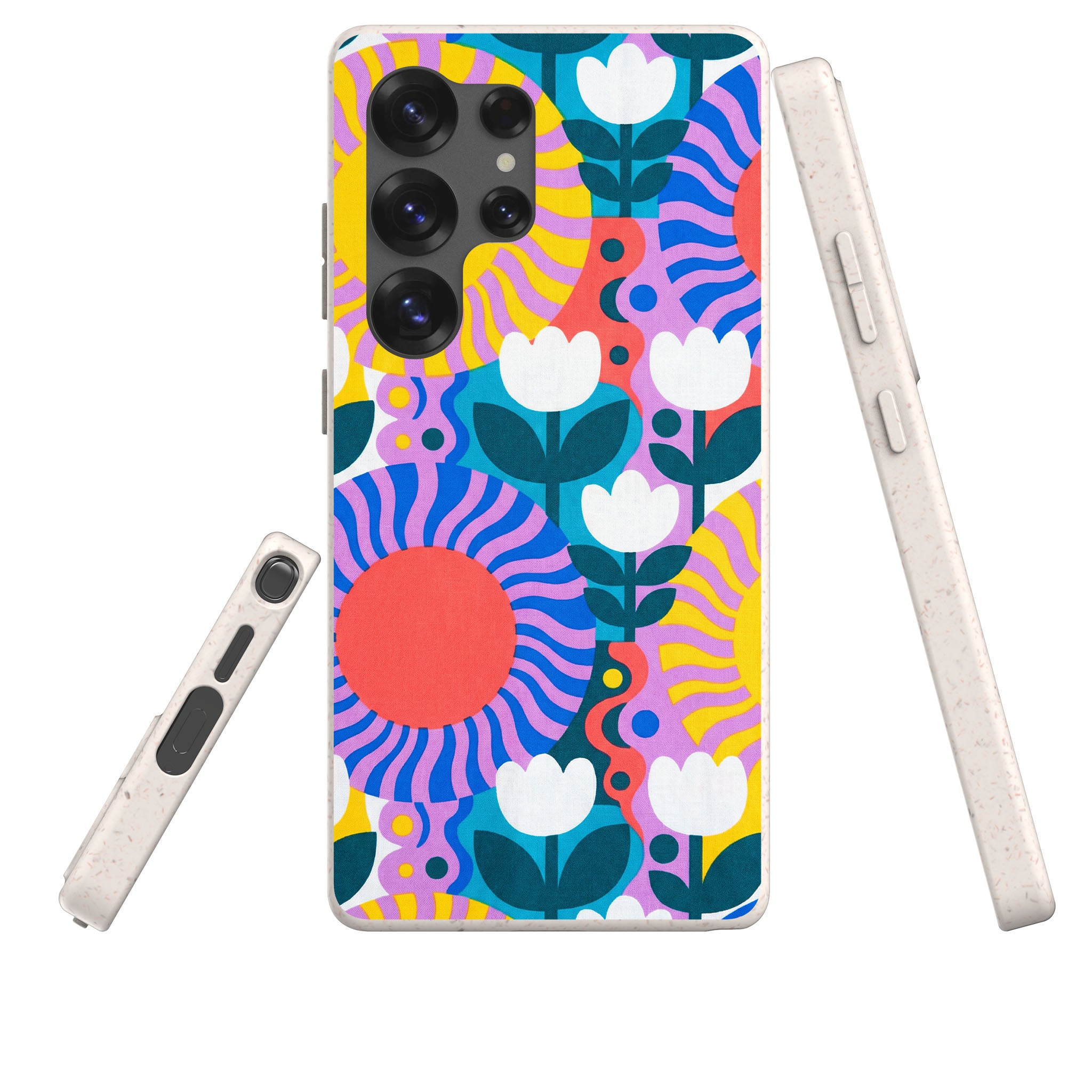 Midnight Sun Mod Bloom by Salla Niemi Bio-degradable Case for Samsung Galaxy — Finnaij