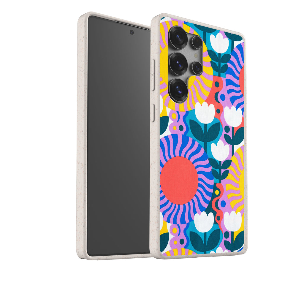 Midnight Sun Mod Bloom by Salla Niemi Bio-degradable Case for Samsung Galaxy — Finnaij