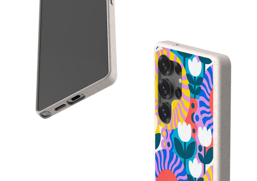 Midnight Sun Mod Bloom by Salla Niemi Bio-degradable Case for Samsung Galaxy — Finnaij