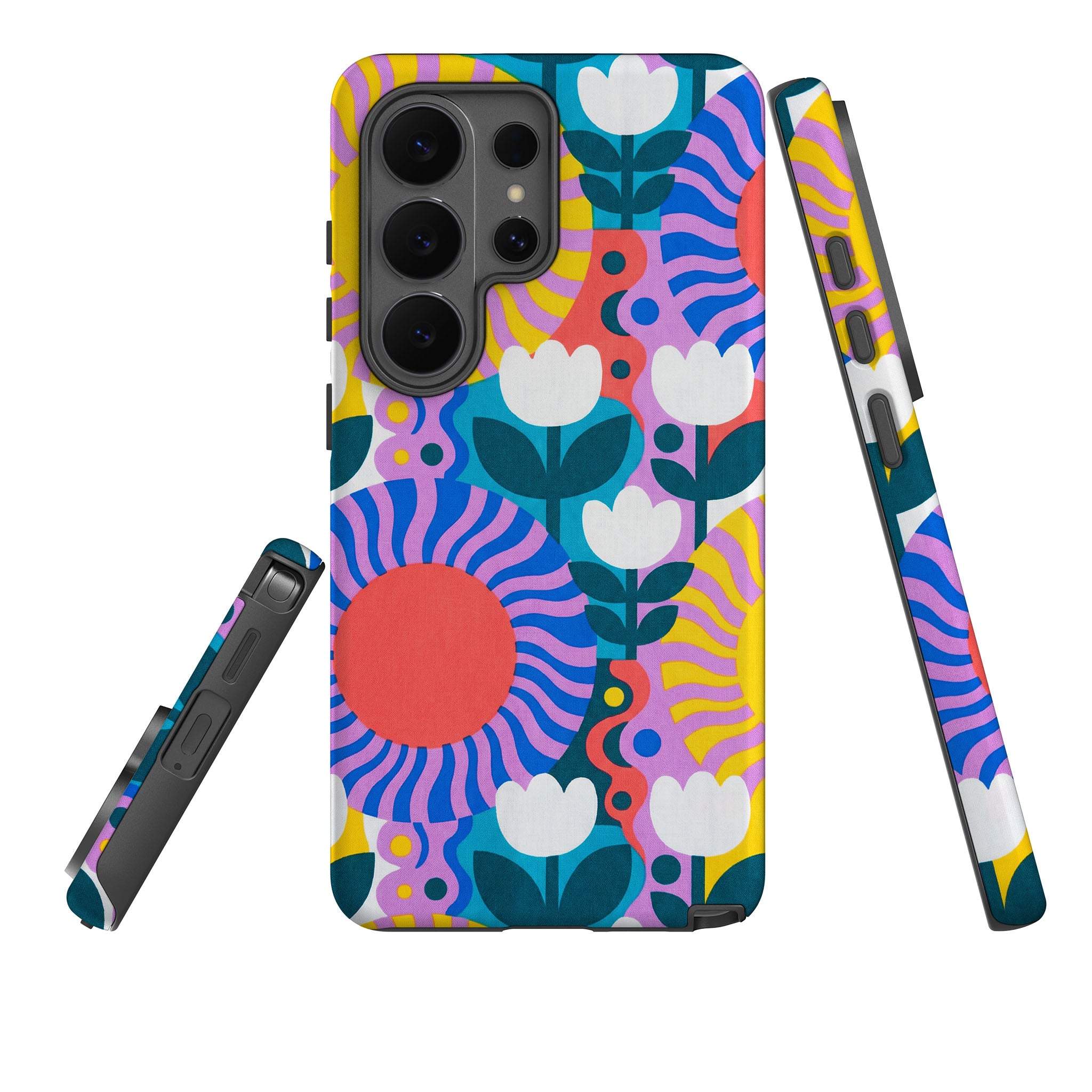 Midnight Sun Mod Bloom by Salla Niemi Tough Case for Samsung Galaxy — Finnaij