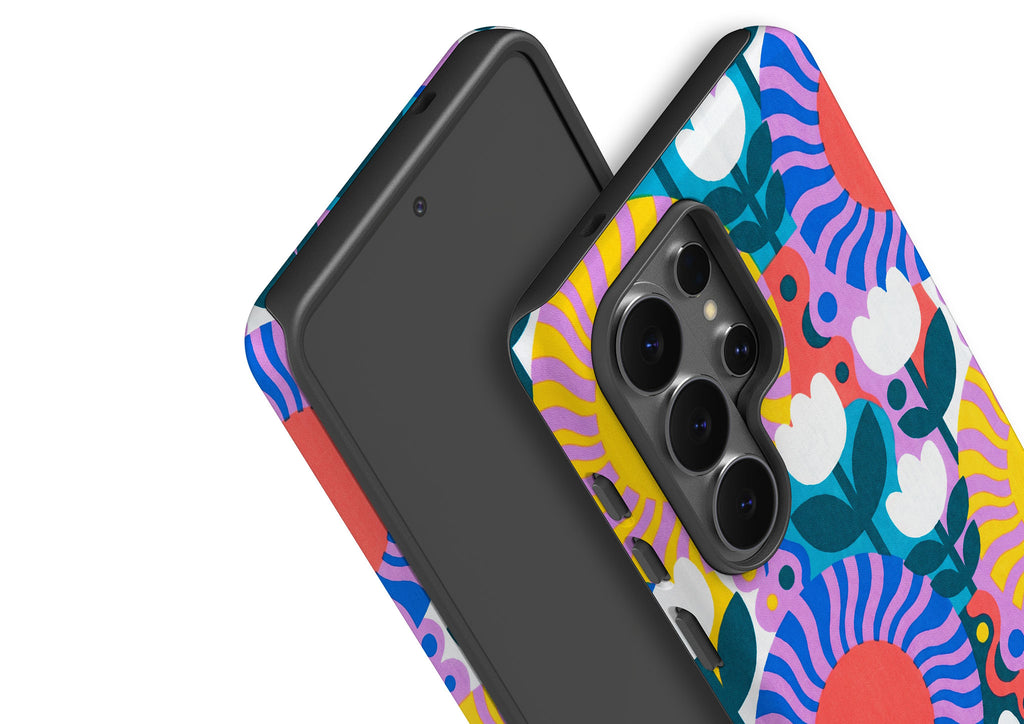 Midnight Sun Mod Bloom by Salla Niemi Tough Case for Samsung Galaxy — Finnaij