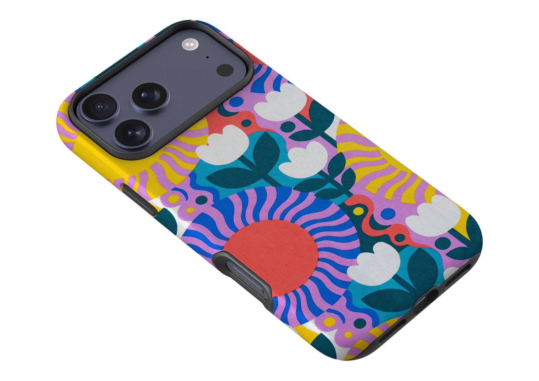 Midnight Sun Mod Bloom by Salla Niemi Tough Case for iPhone — Finnaij