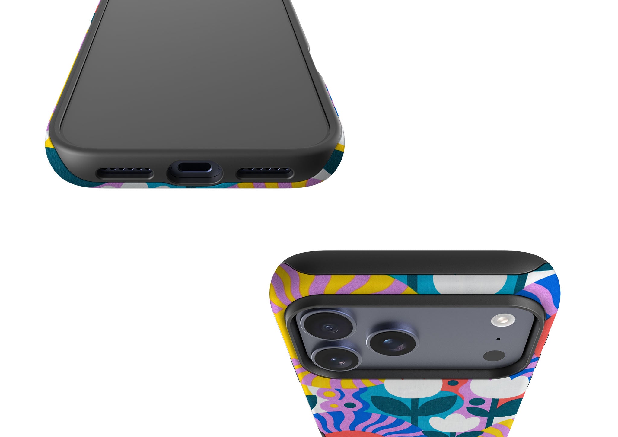 Midnight Sun Mod Bloom by Salla Niemi Tough Case for iPhone — Finnaij