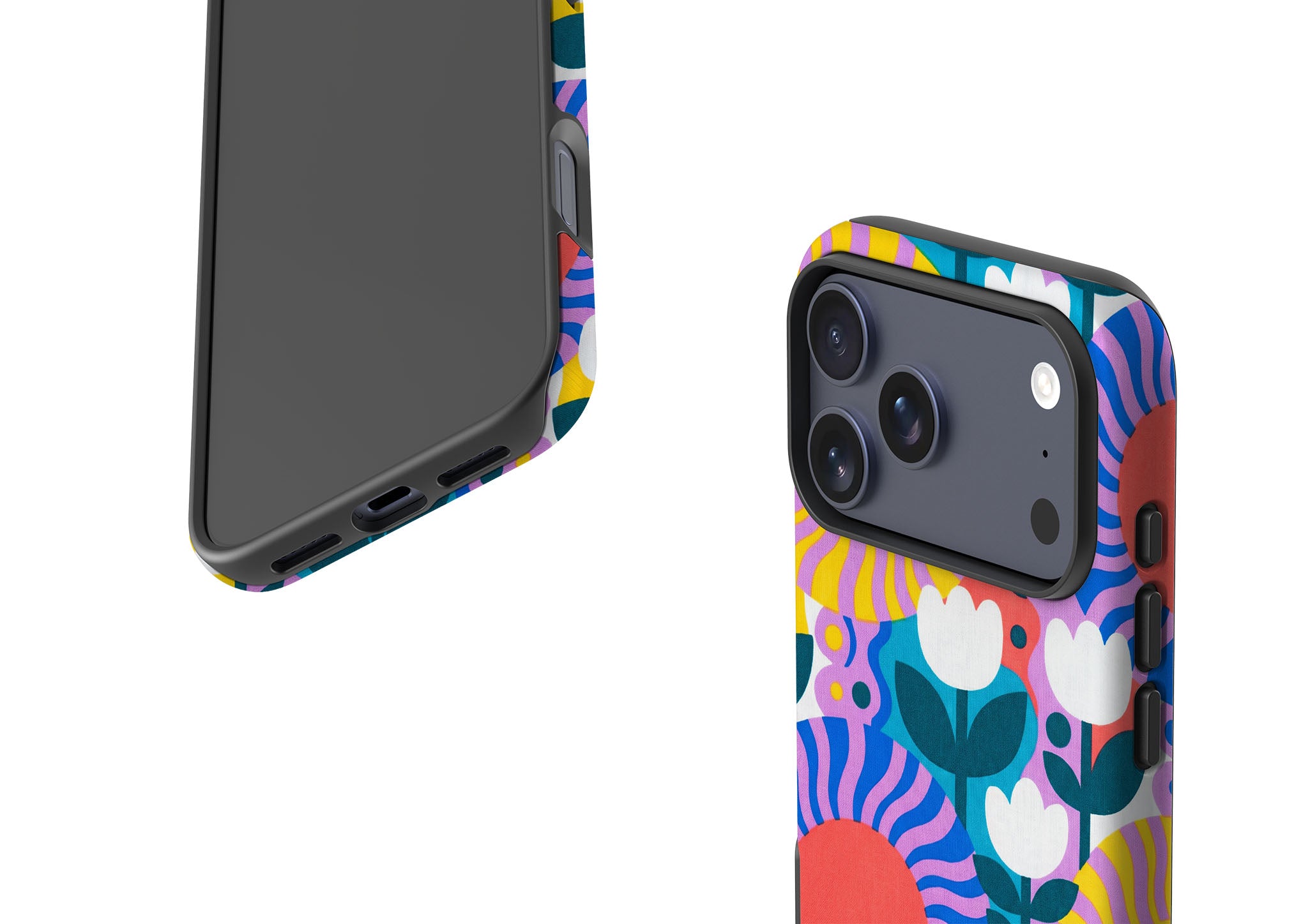 Midnight Sun Mod Bloom by Salla Niemi Tough Case for iPhone — Finnaij