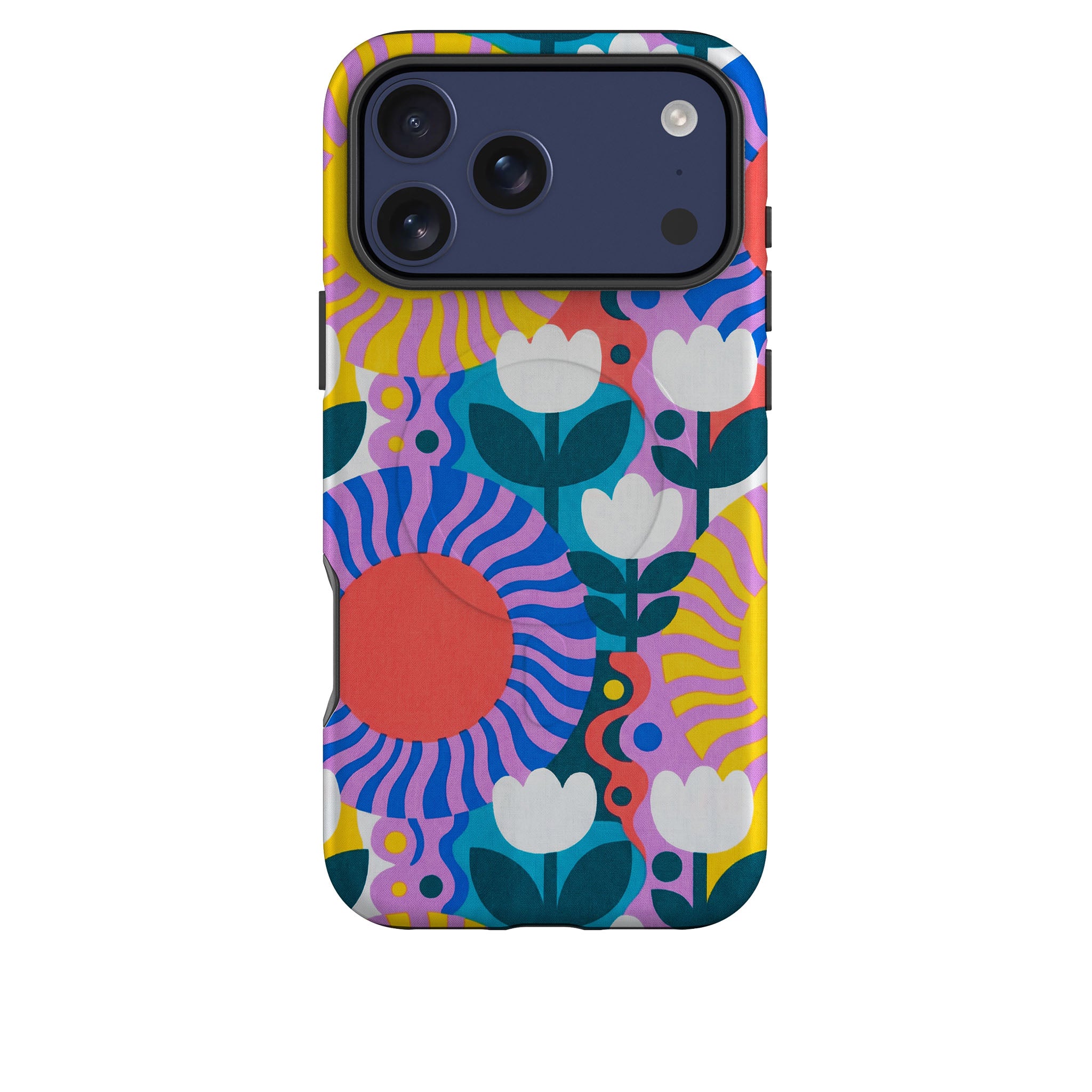 Midnight Sun Mod Bloom by Salla Niemi — Magsafe Tough Case for iPhone — Finnaij