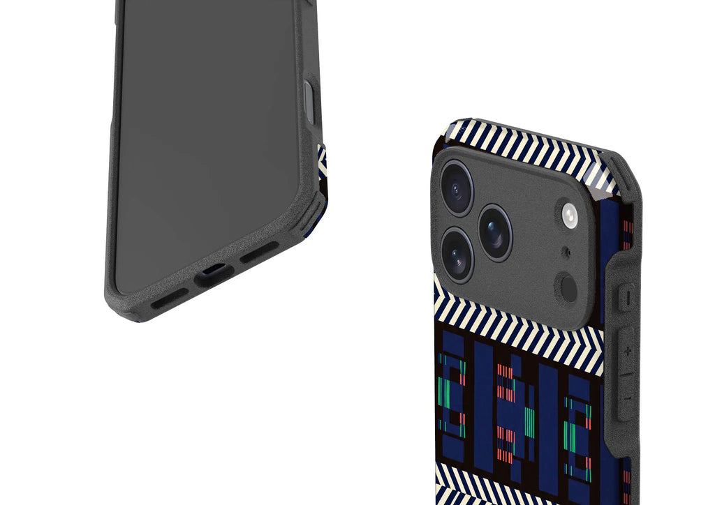 Midnight Aso-Oke by Ada Okoye — Impact Armour MagSafe Case for iPhone — Finnaij