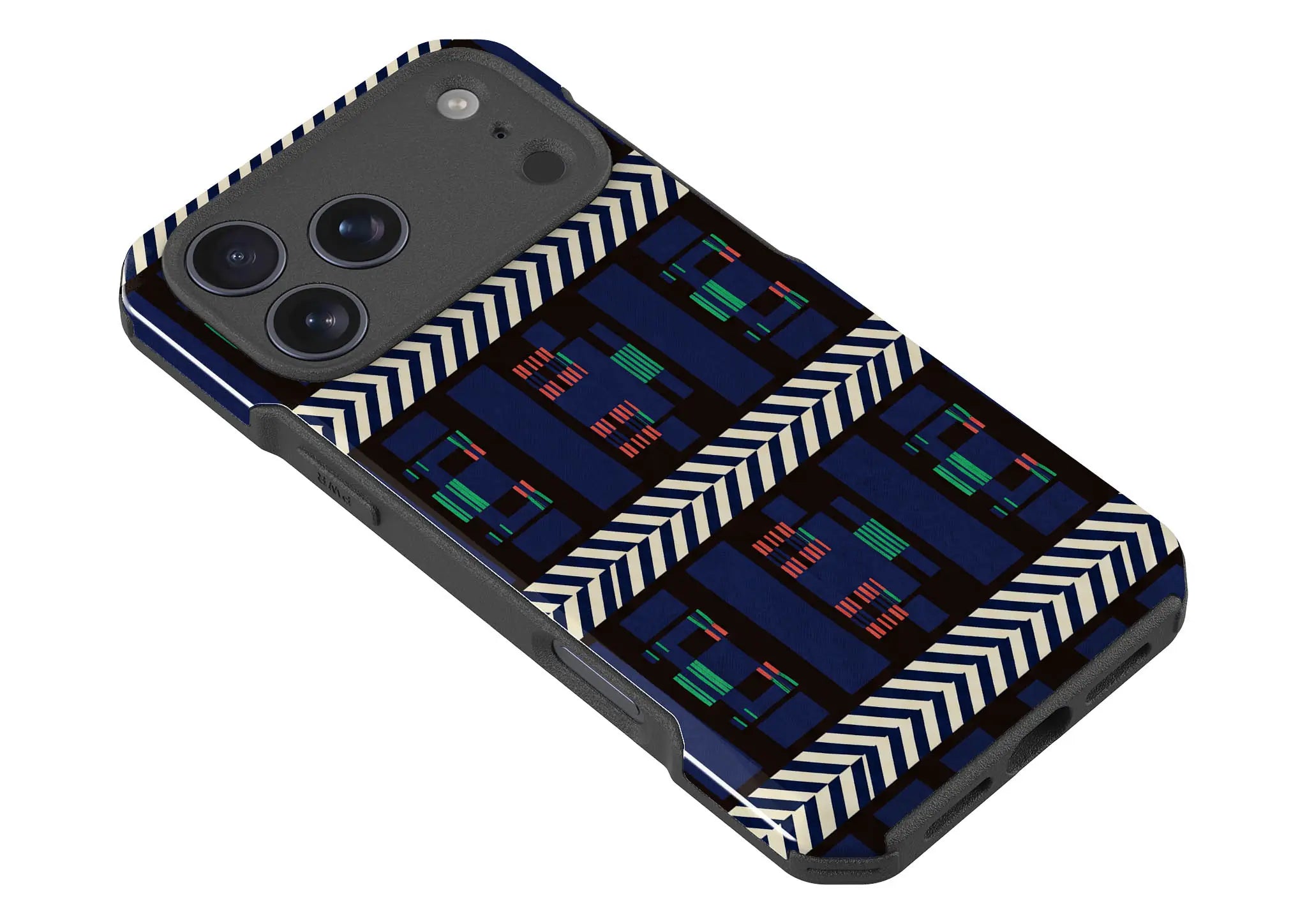 Midnight Aso-Oke by Ada Okoye — Impact Armour MagSafe Case for iPhone — Finnaij