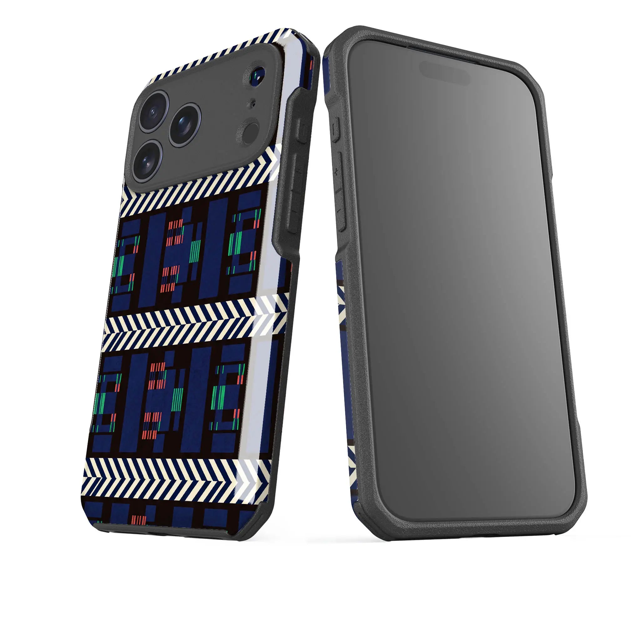 Midnight Aso-Oke by Ada Okoye — Impact Armour MagSafe Case for iPhone — Finnaij