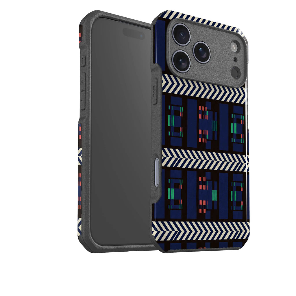 Midnight Aso-Oke by Ada Okoye — Impact Armour MagSafe Case for iPhone — Finnaij