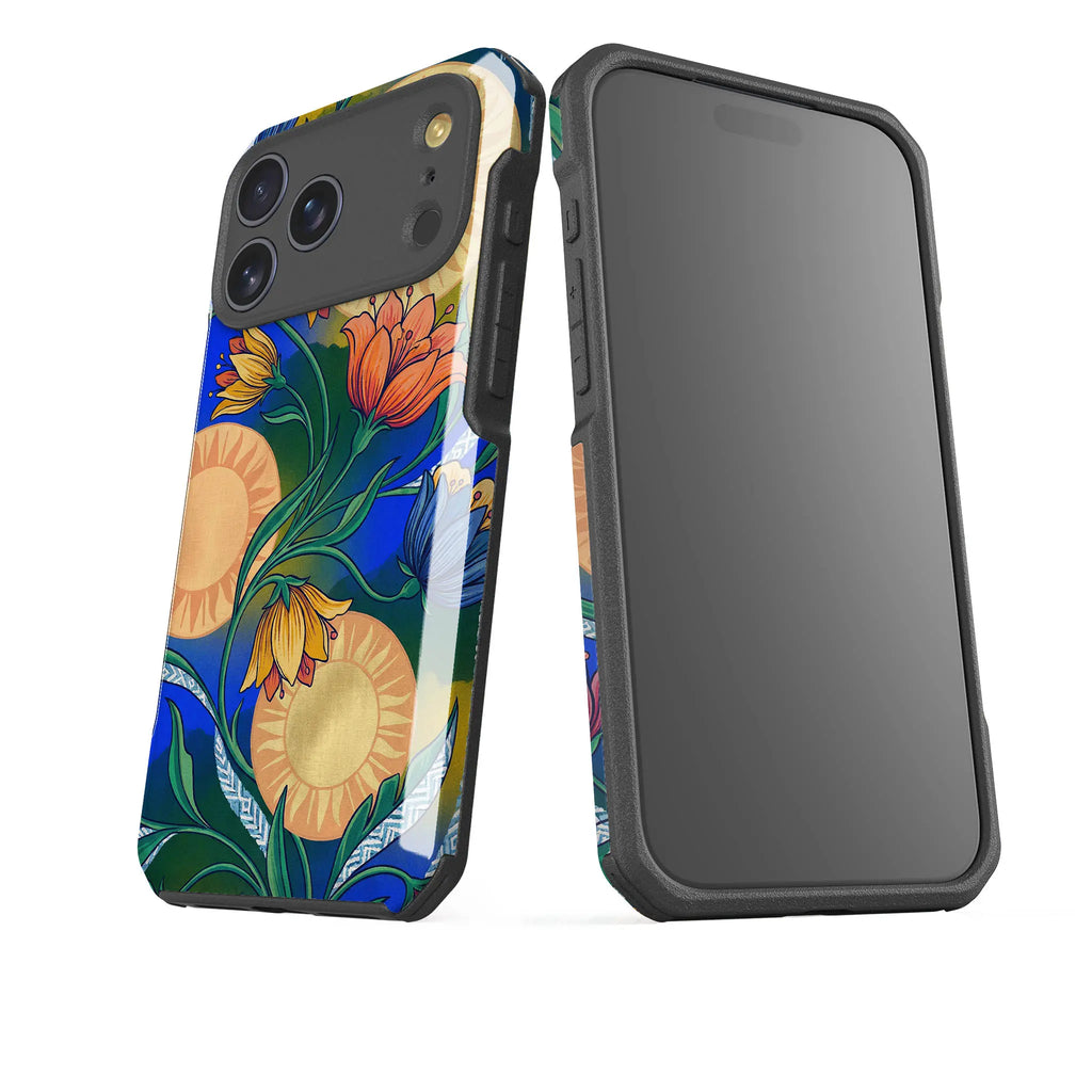 Midnight Sun Garden by Aino Kallio — Impact Armour MagSafe Case for iPhone — Finnaij