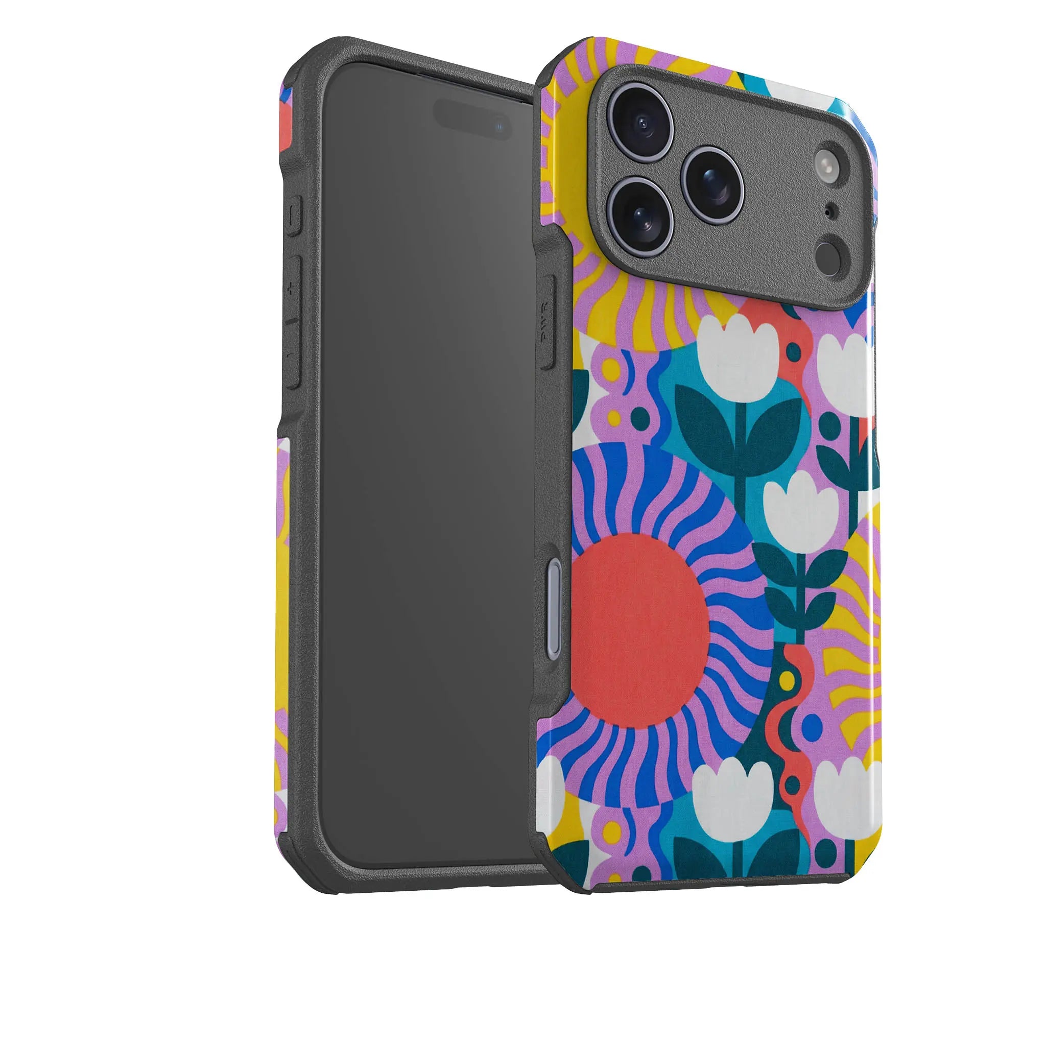 Midnight Sun Mod Bloom by Salla Niemi — Impact Armour MagSafe Case for iPhone — Finnaij