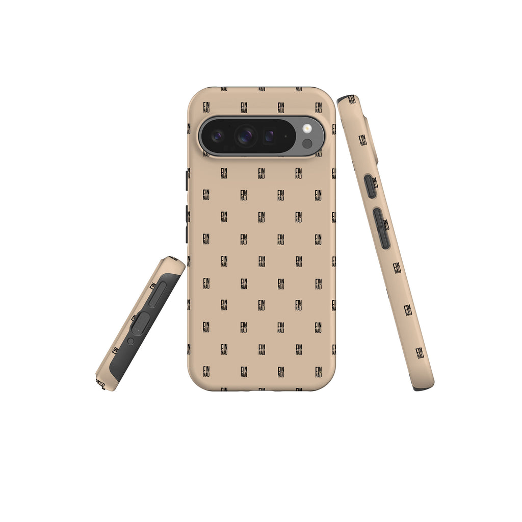 Monogram Beige Harvest Tough Case for Google Pixel — Finnaij