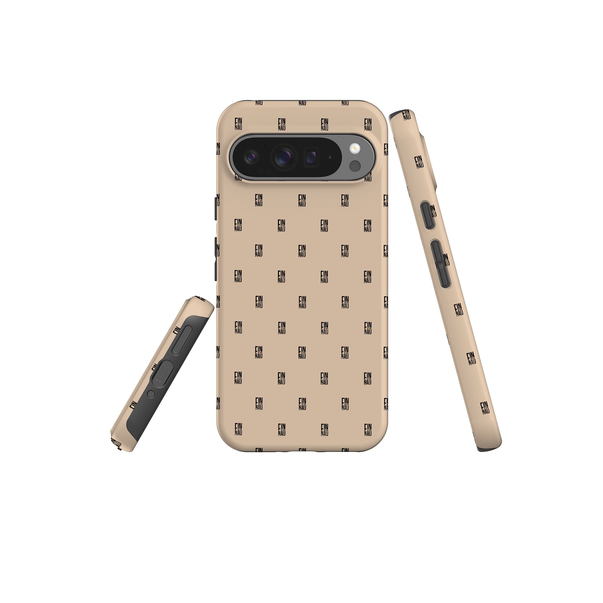Monogram Beige Harvest Tough Case for Google Pixel — Finnaij