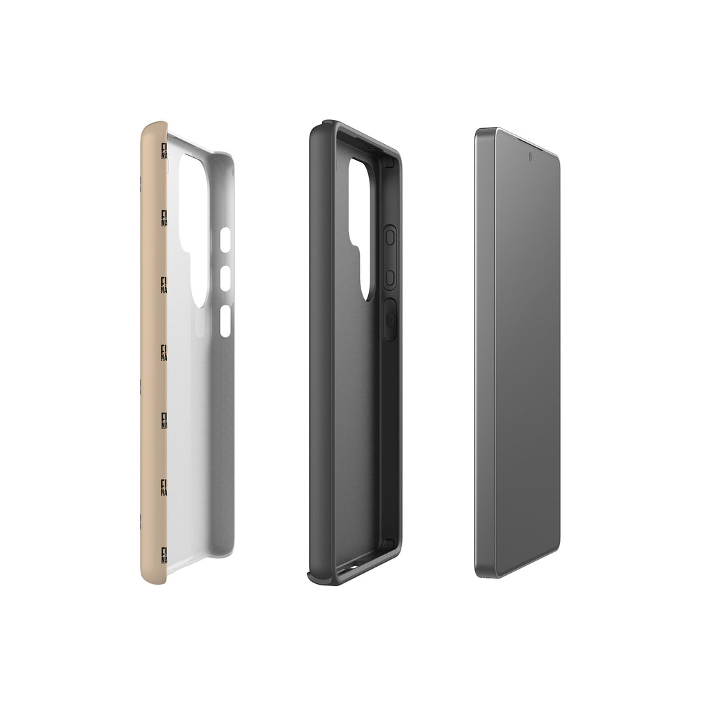 Monogram Beige Harvest Tough Case for Samsung Galaxy — Finnaij