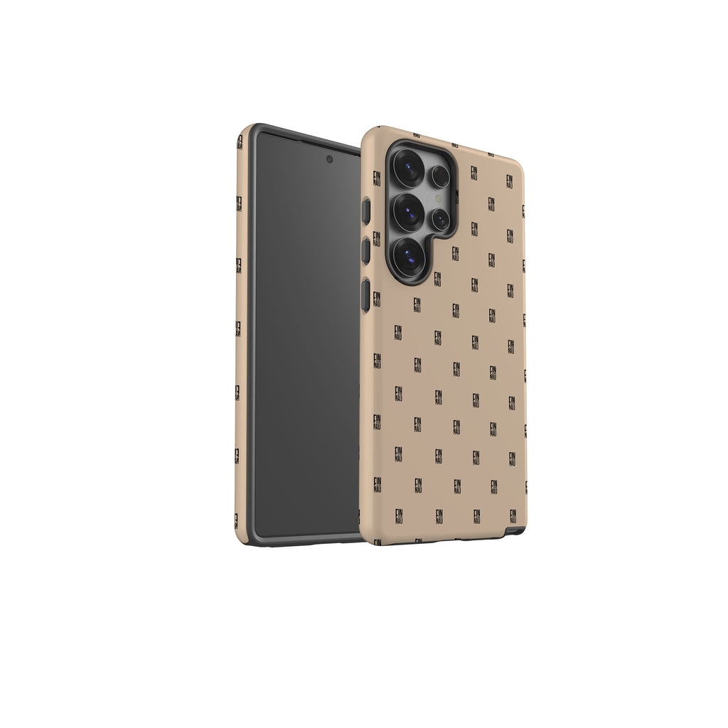 Monogram Beige Harvest Tough Case for Samsung Galaxy — Finnaij