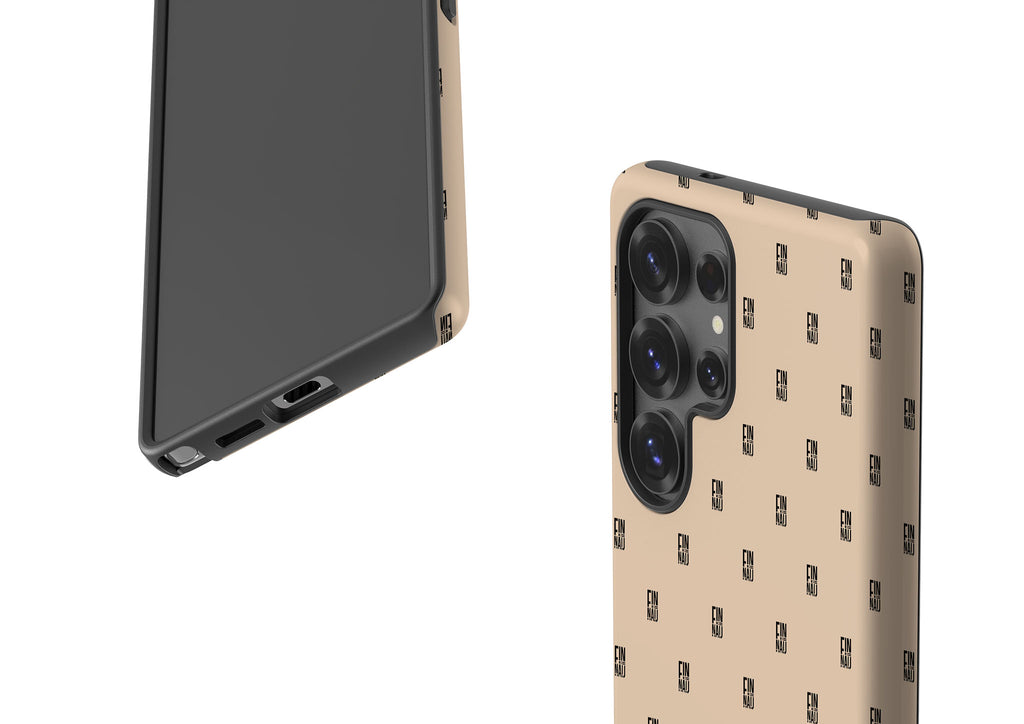 Monogram Beige Harvest Tough Case for Samsung Galaxy — Finnaij