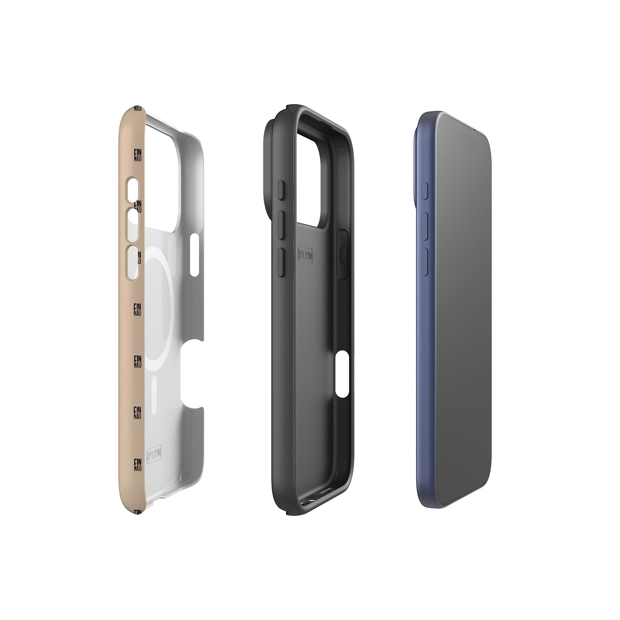 Monogram Beige Harvest — Magsafe Tough Case for iPhone — Finnaij