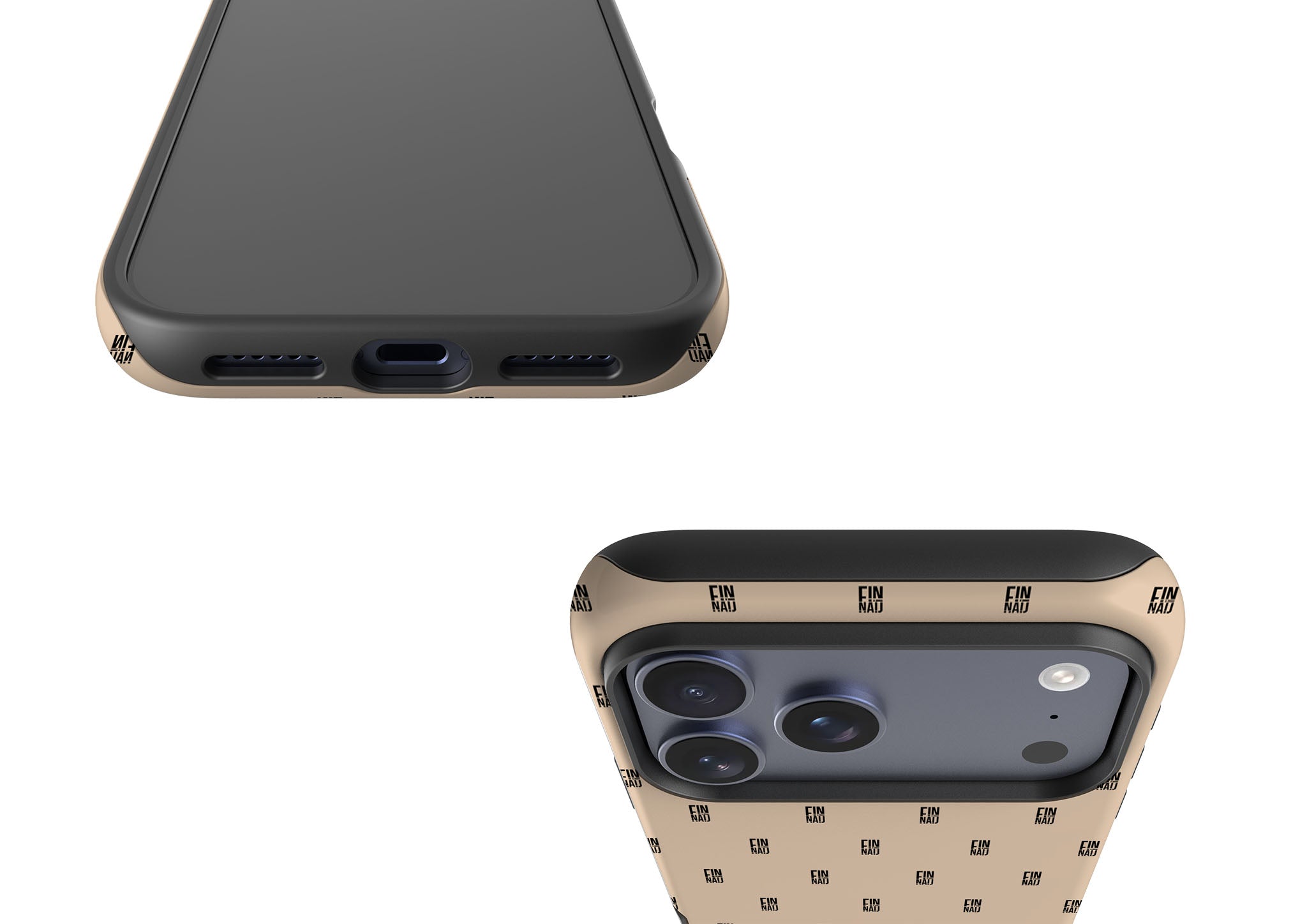 Monogram Beige Harvest Tough Case for iPhone — Finnaij