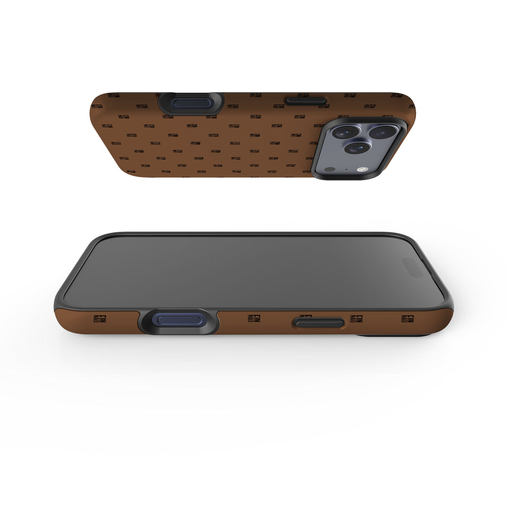 Monogram Chocolate Lover Tough Case for iPhone — Finnaij