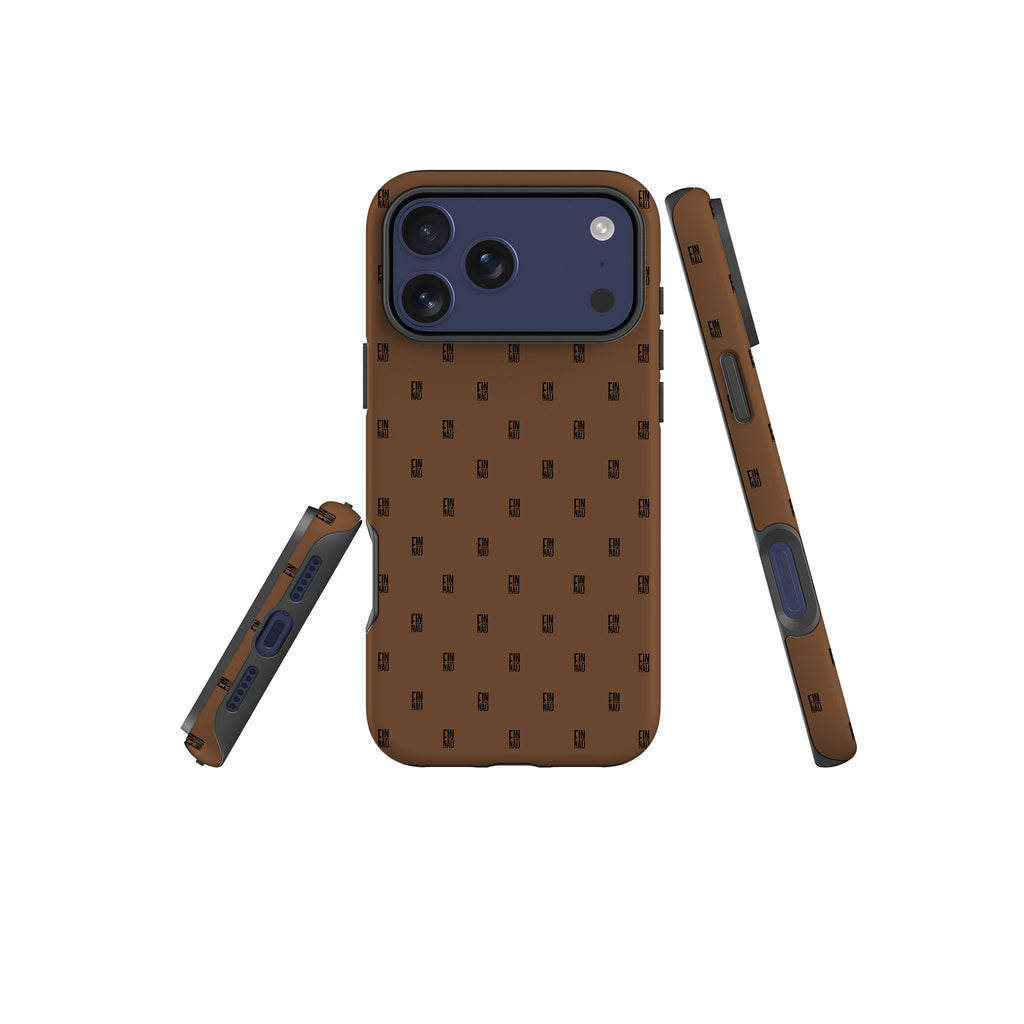 Monogram Chocolate Lover Tough Case for iPhone — Finnaij