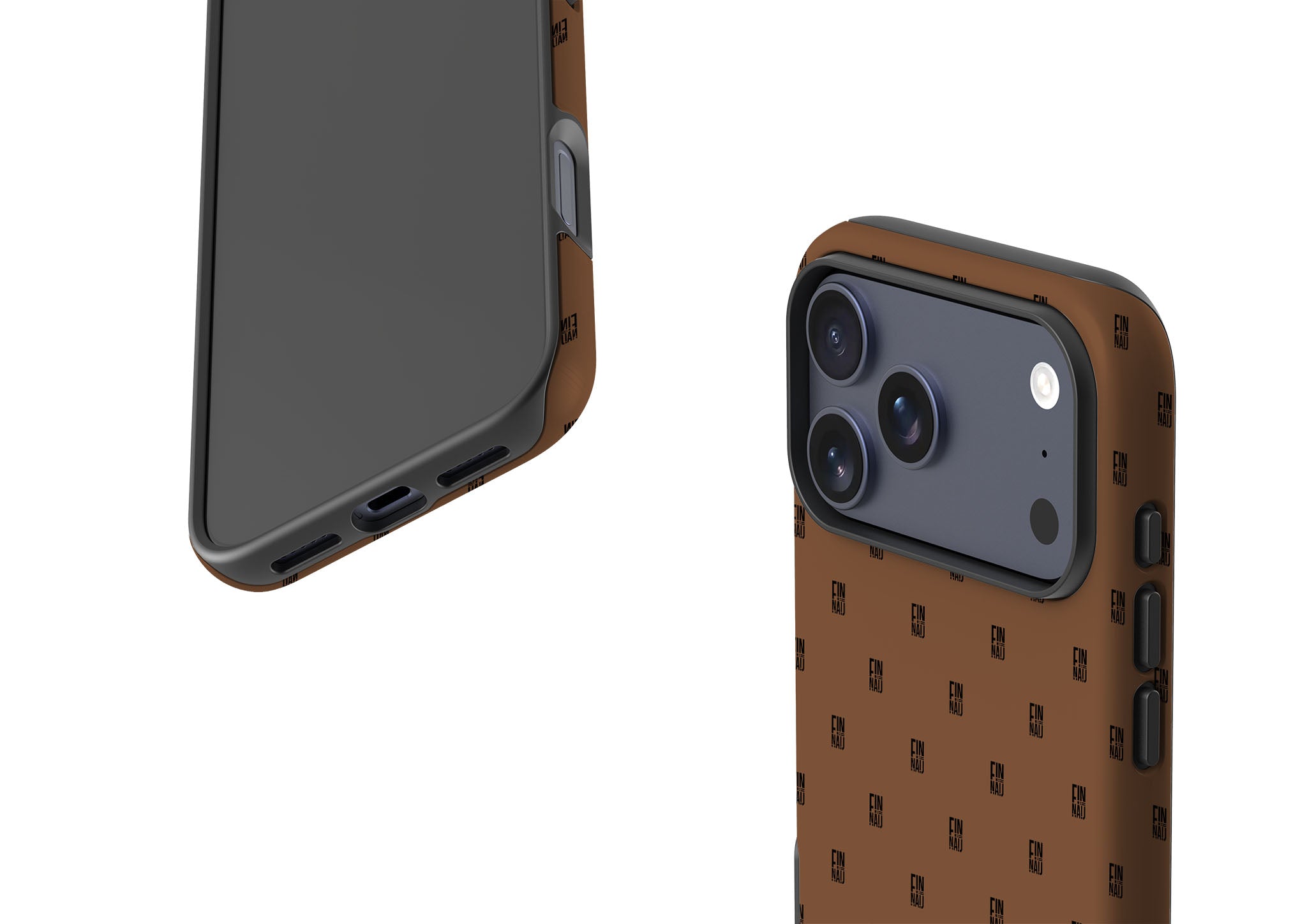 Monogram Chocolate Lover Tough Case for iPhone — Finnaij