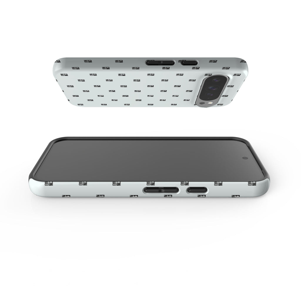 Monogram Snow Tough Case for Google Pixel — Finnaij