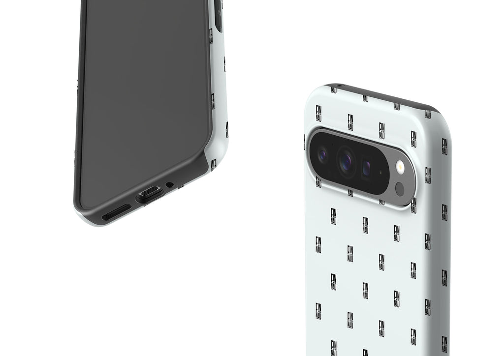 Monogram Snow Tough Case for Google Pixel — Finnaij