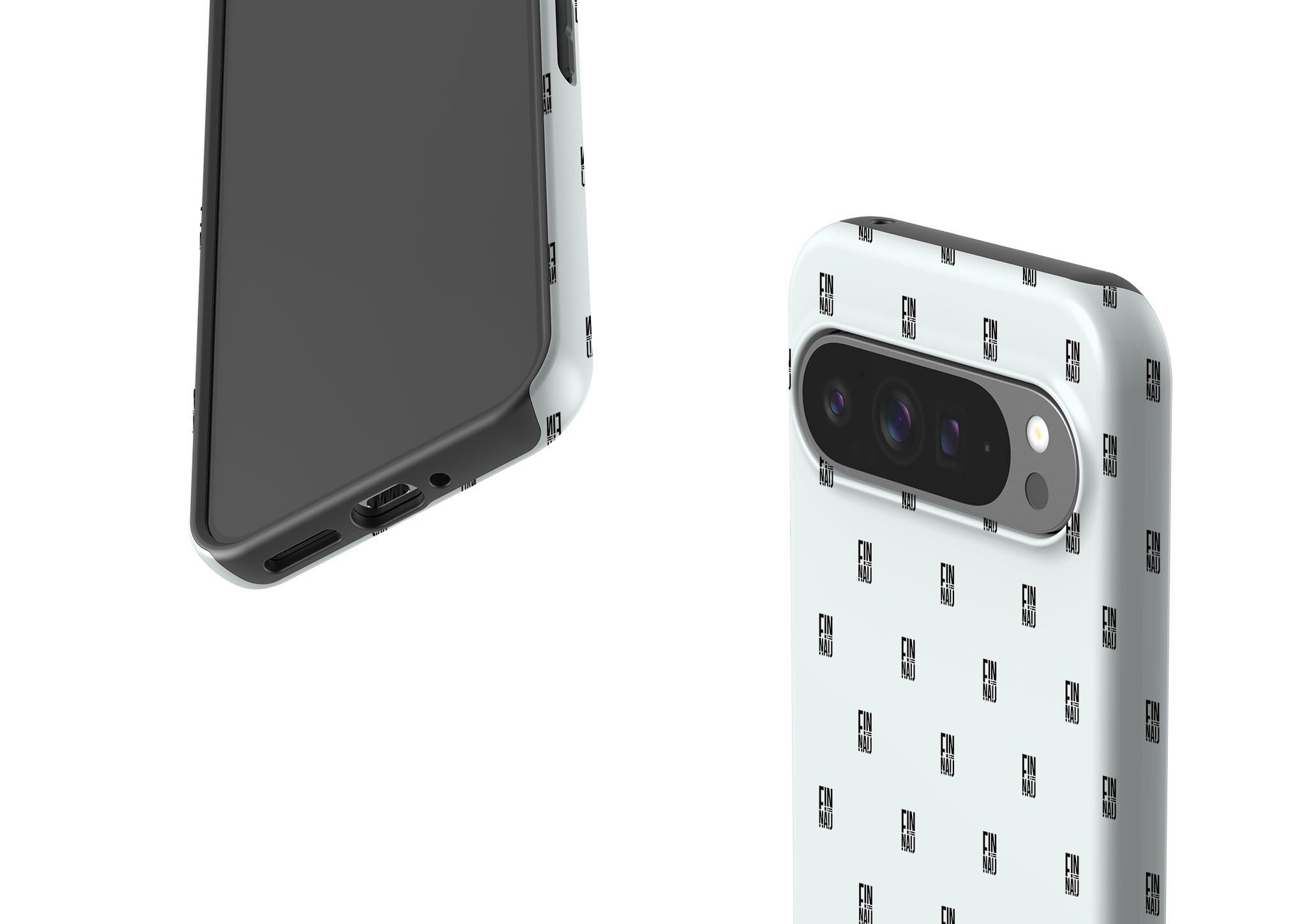 Monogram Snow Tough Case for Google Pixel — Finnaij