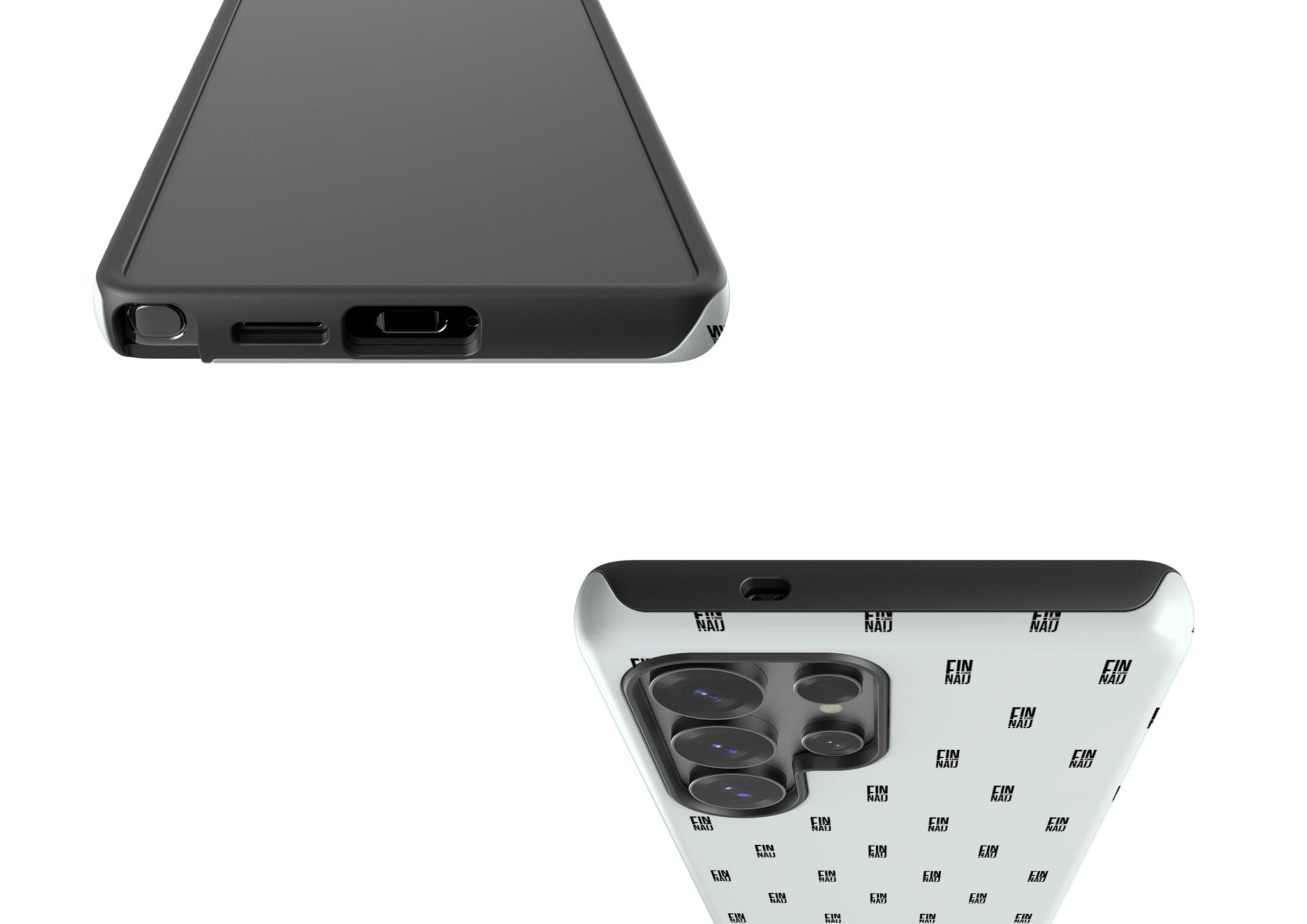 Monogram Snow Tough Case for Samsung Galaxy — Finnaij
