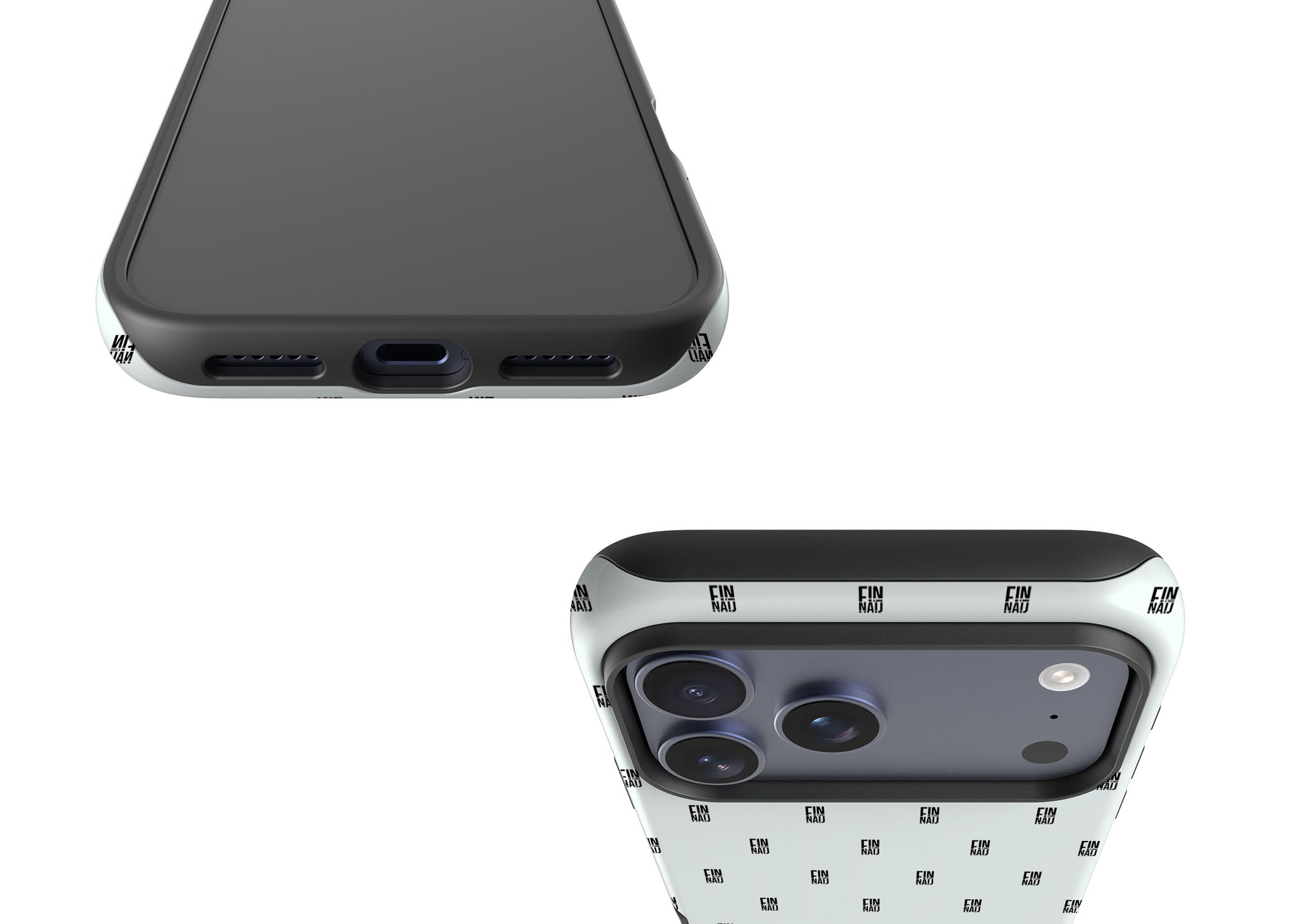 Monogram Snow Tough Case for iPhone — Finnaij