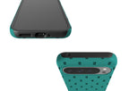 Monogram Teal Tough Case for Google Pixel — Finnaij