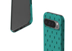 Monogram Teal Tough Case for Google Pixel — Finnaij