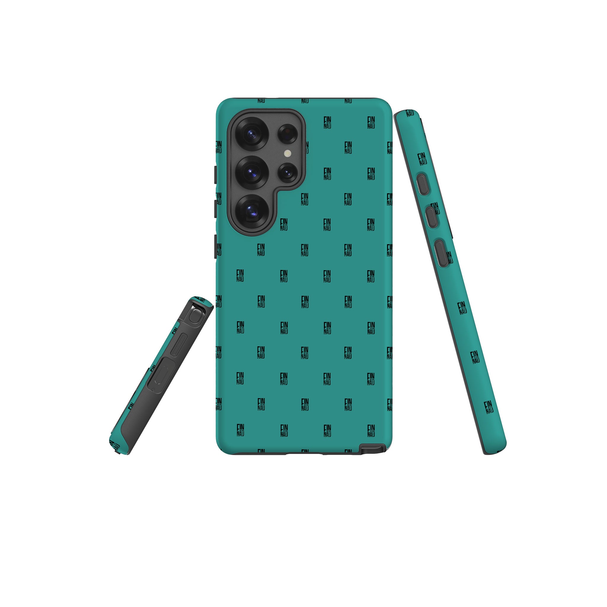 Monogram Teal Tough Case for Samsung Galaxy — Finnaij