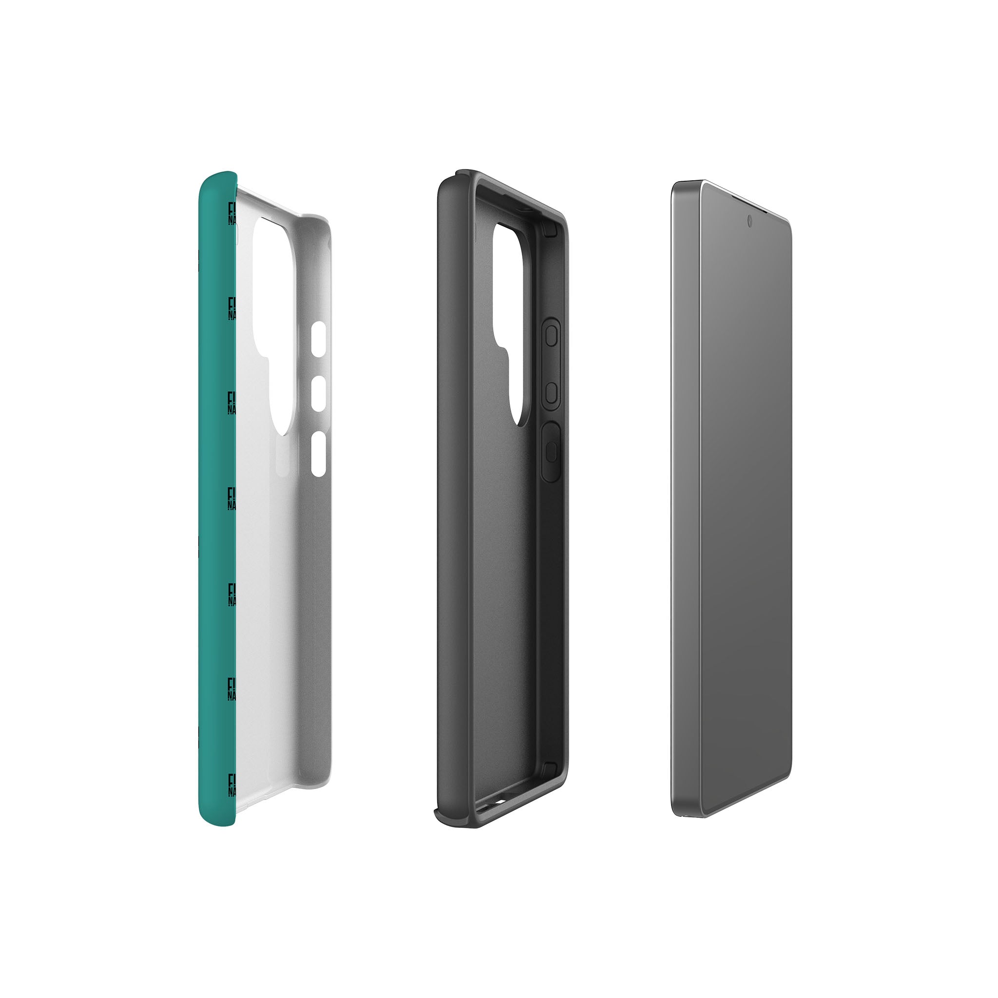 Monogram Teal Tough Case for Samsung Galaxy — Finnaij