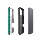 Monogram Teal Tough Case for iPhone — Finnaij