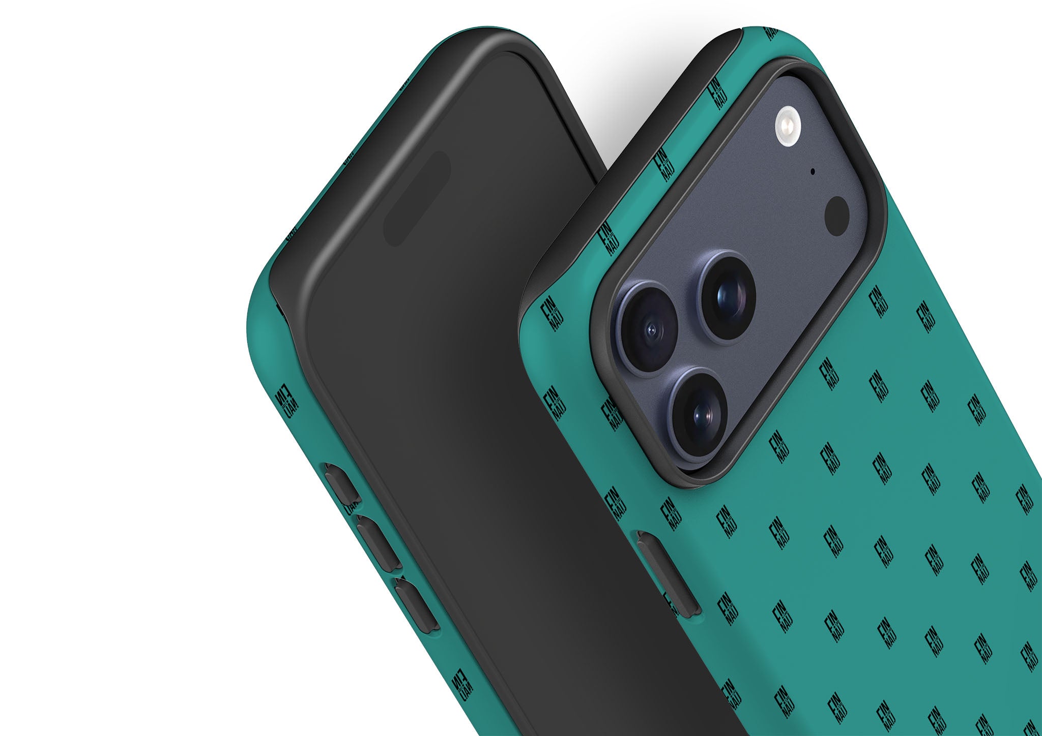 Monogram Teal Tough Case for iPhone — Finnaij