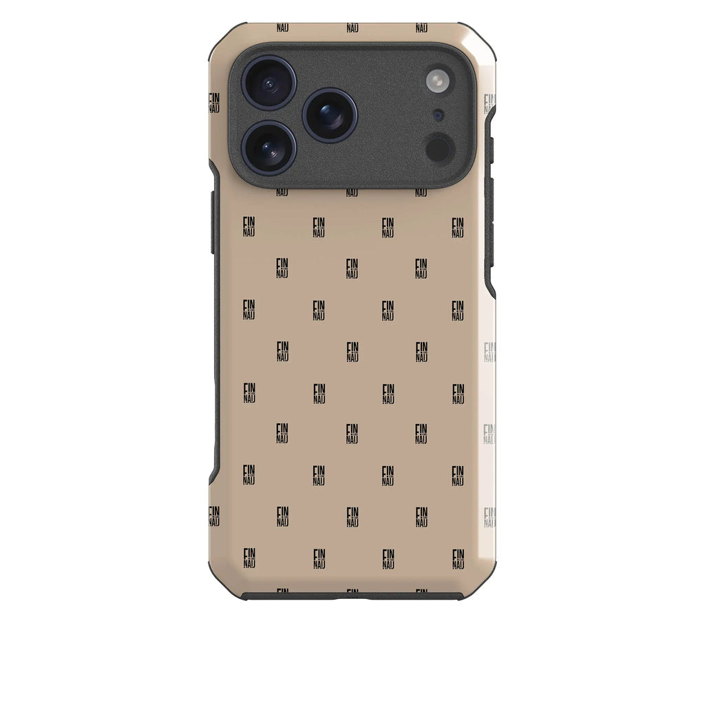 Monogram Beige Harvest — Impact Armour MagSafe Case for iPhone — Finnaij