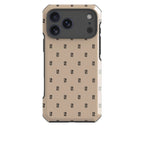 Monogram Beige Harvest — Impact Armour MagSafe Case for iPhone — Finnaij