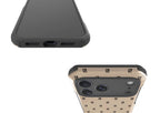 Monogram Beige Harvest — Impact Armour MagSafe Case for iPhone — Finnaij