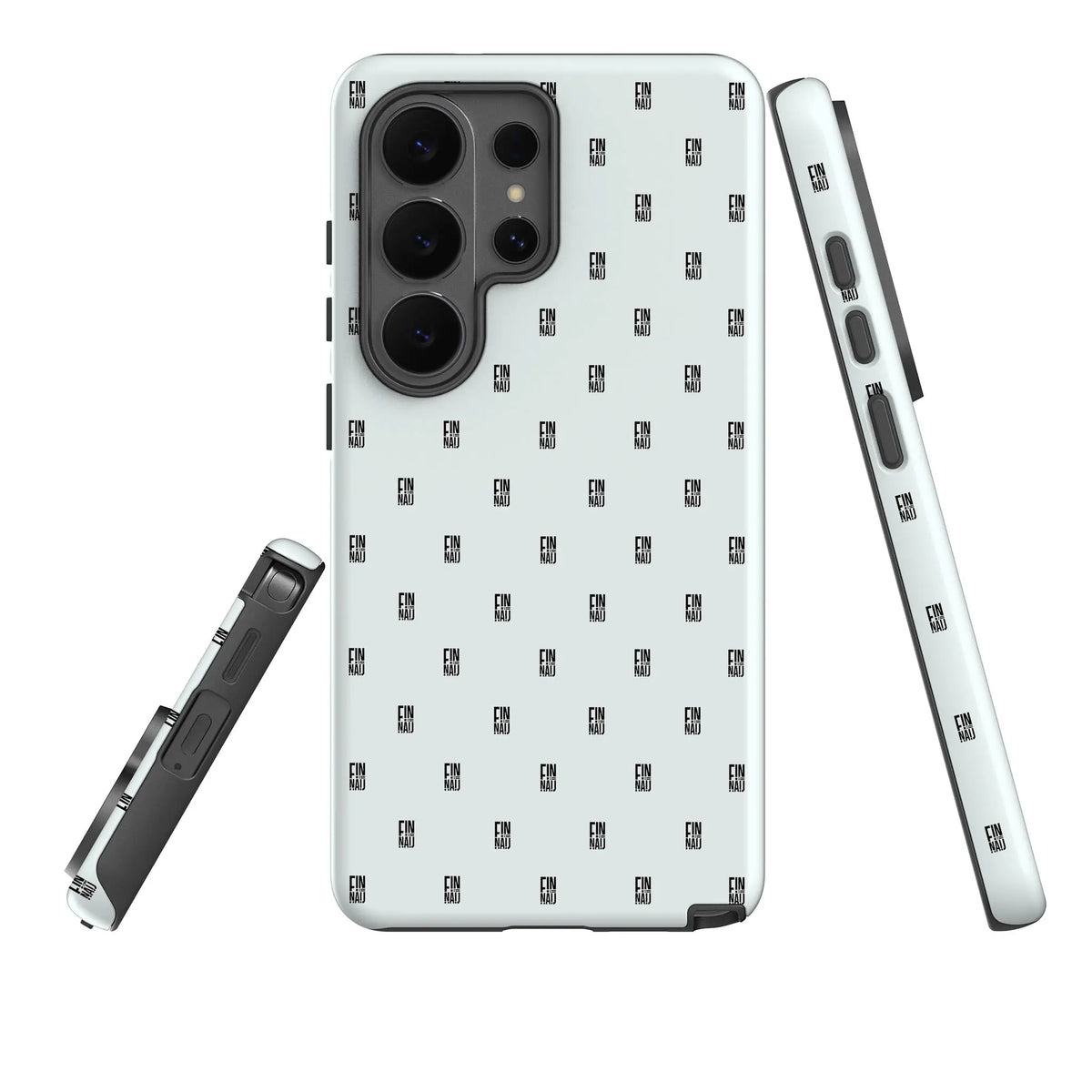 Monogram Snow — Tough Case for Samsung — Three Quarter — Finnaij