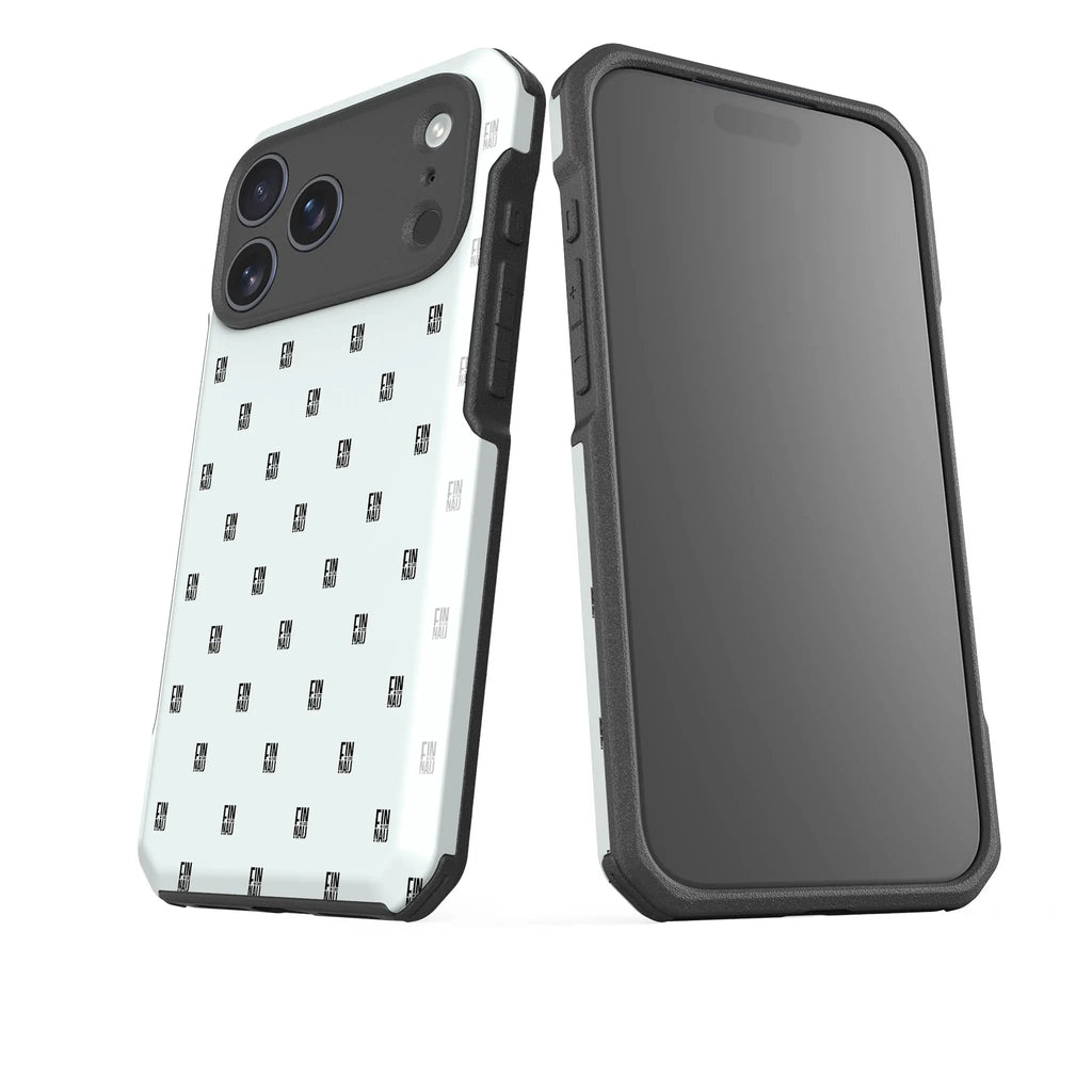 Monogram Snow — Impact Armour MagSafe Case for iPhone — Finnaij