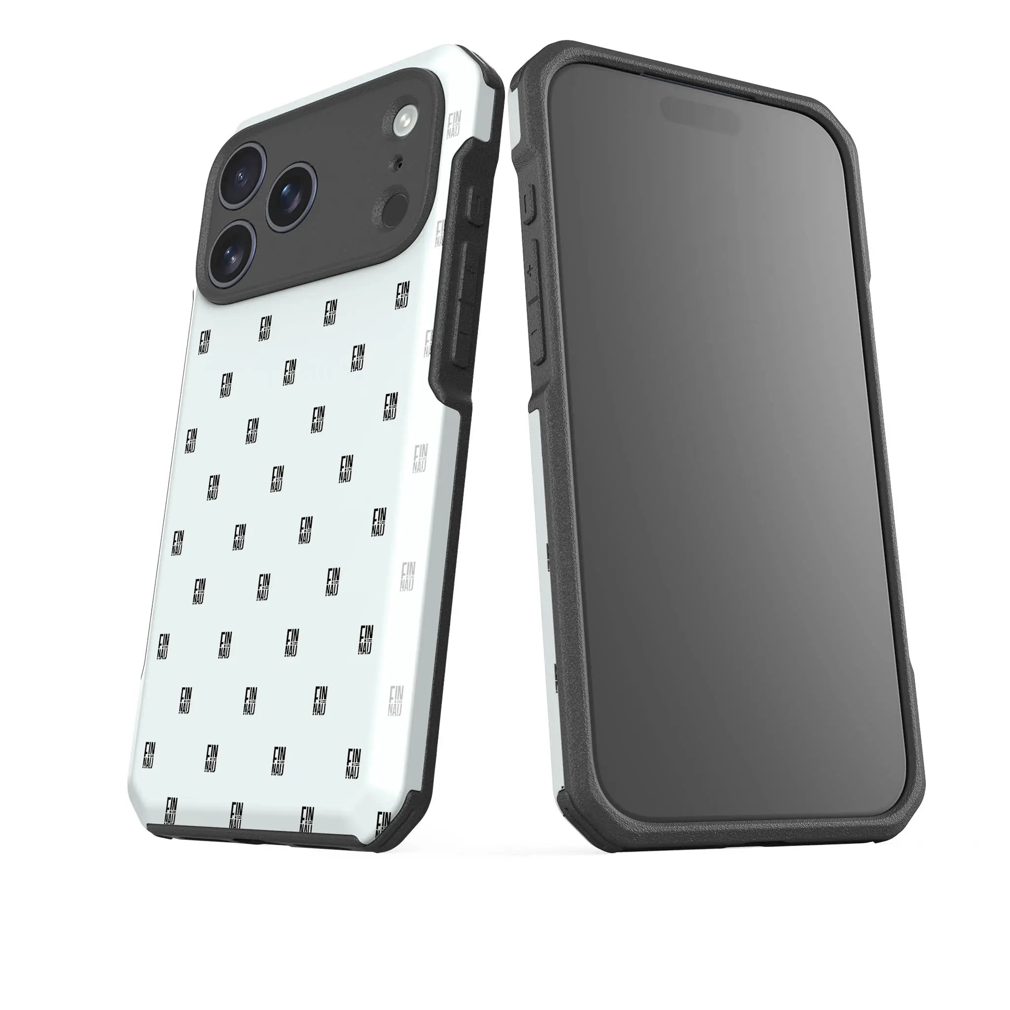 Monogram Snow — Impact Armour MagSafe Case for iPhone — Finnaij