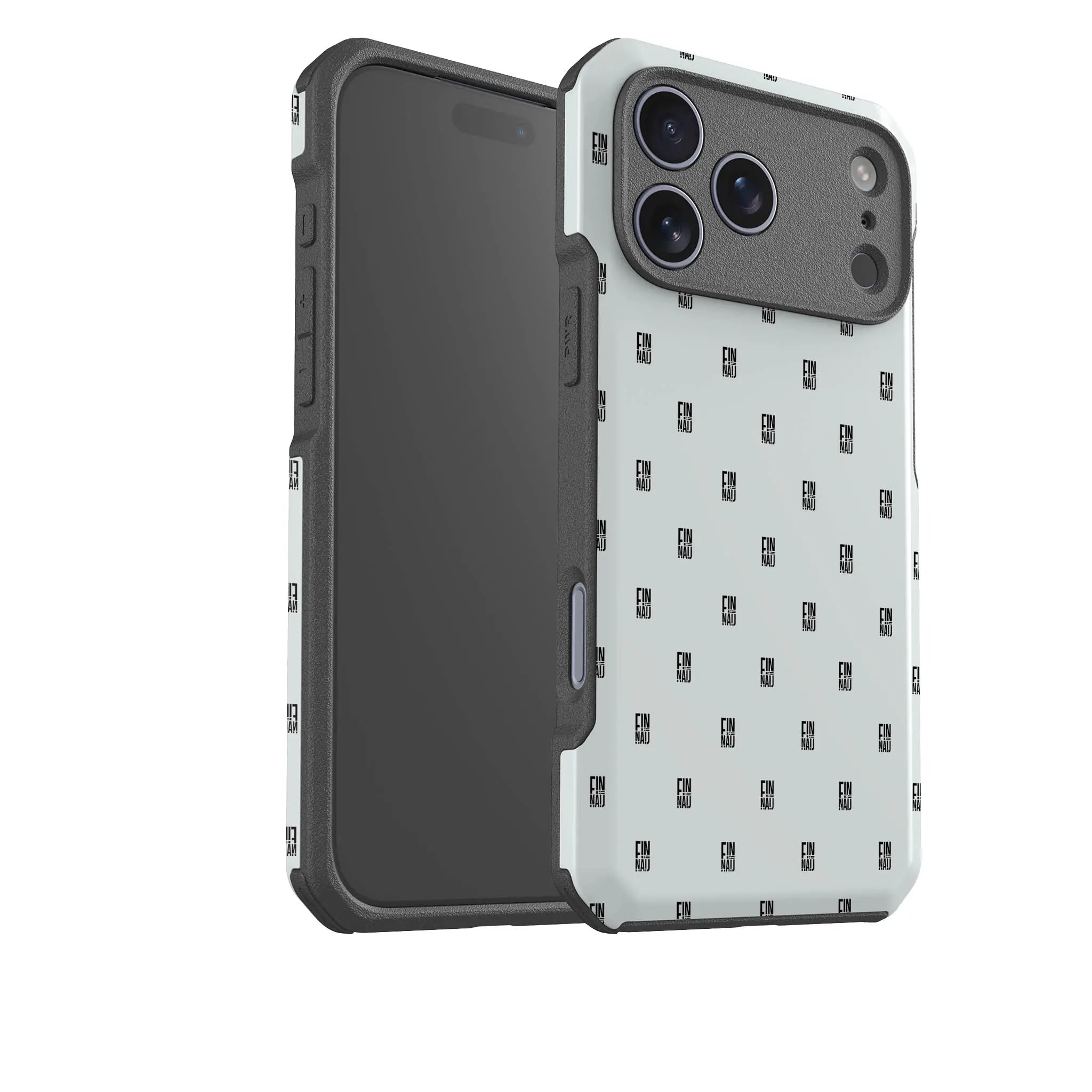 Monogram Snow — Impact Armour MagSafe Case for iPhone — Finnaij